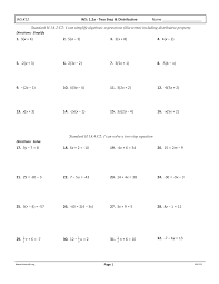 To link to this page, copy the following code to your site 31 Two Step Equations Worksheet Worksheet Resource Plans