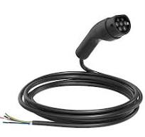 Type 2 Extension Cable - Compatible with All IEC 62196 EV Chargers - 32A / 16.4 FT (5M) / Black