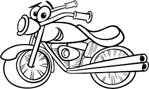 These coloring pages are suitable for both toddlers and older kids. Motor Bike Coloring Pages Coloring Home