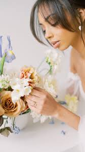 An editorial bridal shoot in the studio 🌸, @haleyrichterphoto ,  @heritagegatherings , @makeupkort , @bridal_bynatalie , @ticbridal ,  @amaya__lynne , @lpriorijewelry , @andreecollective , @philly_bride