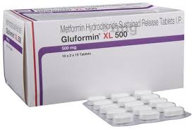 metformin glutathione Gluformin 500mg Tablet (Metformin) x100 main image 0
