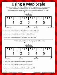 Map Scale This Worksheet Spells It Out For Your Child And He Can Practice Measuring Distance On A Social Studies Maps Teaching Maps Social Studies Worksheets