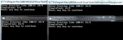 C++: C++ Program To Simplify Fractional Form In C++