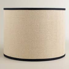 Cream Herringbone Drum Table Lamp Shade Table Lamp Shades Small Lamp Shades Painting Lamp Shades