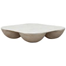 48 Inch Rounded Square Quad Coffee Table In Natural Paper Pulp In 2020 Coffee Table Square Round Coffee Table Modern Contemporary Coffee Table