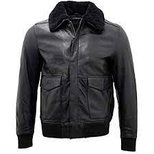 Aviatrix Mens Boys Us Air Force G 1 Leather Bomber Jackets S Amazon Co Uk Clothing Black Leather Bomber Jacket Leather Bomber Leather Bomber Jacket