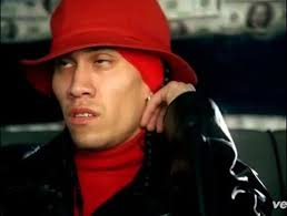 Shut Up (2003) is a music video by The Black Eyed Peas. Pictured is Taboo (Jaime  Luis Gomez) is a Mexican-American and Native American rapper. "Why does  emotion gotta move so fast /