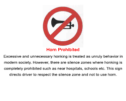 If you see the sign or an adjective (the prohibited word escaped your lips), prohibited means something was forbidden. Mandatory Road Signs