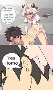 Rule34 - If it exists, there is porn of it / myahogao, astolfo (fate),  fujimaru ritsuka (male) / 4269999