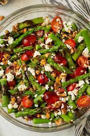Asparagus Tomato And Feta Salad With Balsamic Vinaigrette Cooking Classy Vegetarian Recipes Asparagus Recipe Healthy Recipes