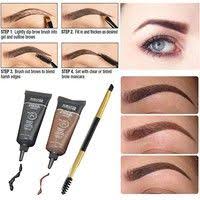 1pcs Eyebrows Paint Brush 2pcs Brown Waterproof Tint Brows Eyebrow Gel Makeup Set Henna Eyebrows Tinted Eyebrow Gel Waterproof Eyebrow
