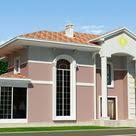 روائع الفيلات التركية بالمخطط 3d House Styles House Elevation House