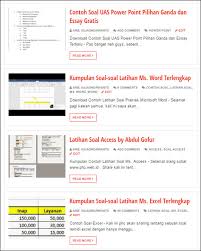 Maybe you would like to learn more about one of these? Contoh Soal Praktek Dan Tulis Microsoft Office Lengkap Teknisi Jember