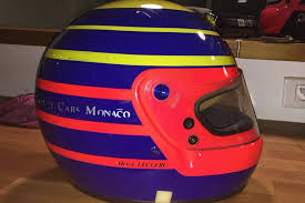 George russell (formula 1 rpf) (4). Charles Leclerc S Monaco Gp Helmet One Side Is His Fathers Design The Other Side Is Jules Formula1