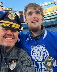 Chief Kane & our Community Resource Officer Mike McKeever joined our law  enforcement partners from across the Commonwealth yesterday to support some  great athletes competing in the Special Olympics Massachusetts State  Tournament