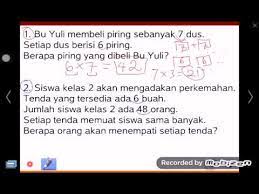 Contoh soal cerita perkalian kelas 2 sd. Matematika Sd Kelas 2 14 Soal Cerita Apik Youtube