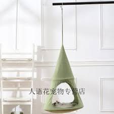 猫吊床猫笼吊床猫垫子猫床宠物床垫猫窝猫咪用品猫爬架猫树夏浅绿色m 中型