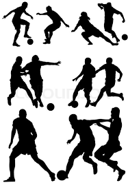 Check spelling or type a new query. Soccer Players Silhouettes Football Stock Vector Colourbox