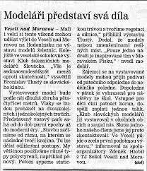 Seznamčlánků na hodonínský deník se štítkem půjčka. Hodoninsky Denik Modelari Predstavi Sva Dila Veseli Nadmoravou