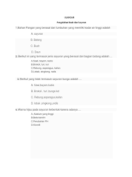 Bagian yang dimakan dari kedua sayuran ini daun singkong merupakan salah satu jenis sayuran yang dapat diolah menjadi berbagai masakan sederhana. Soal Prakarya Pengolahan 7 Pdf