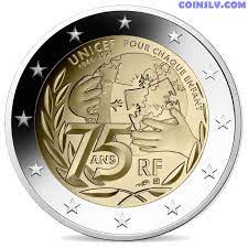 Uefa euro 2020 uefa euro 2020. Commemorative 2 Euro Coin France 2021 Unicef