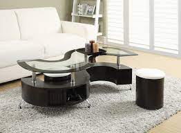 Crown mark audra 3 piece cocktail table set. 3 Piece Coffee Table And Stools Set Cappuccino Walmart Com Walmart Com