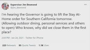 The end of the the state department of public health order allows for wider business openings in the order is also lifted for the bay area and the san joaquin valley. Will The Stay At Home Order Be Lifted In San Diego This Week Cbs8 Com