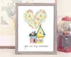 8x10 Disney Wedding Up Printable You Are My Etsy In 2021 Disney Up Wedding Adventure Decor Romantic Home Decor