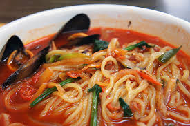 Plate the japchae then garnish with some sesame seeds! Jjamppong Wikipedia