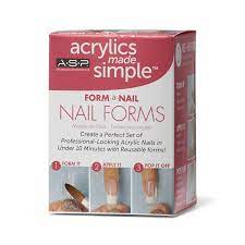 Form A Nail By Asp Form A Nail Acrylic Nails Nail Forms Short Acrylic Nails