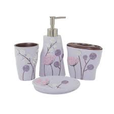 5 out of 5 stars (1) total ratings 1, $27.99 new. Dream Bath 4 Piece Elegant Flower Bath Ensemble Bathroom Accessories Set Dream Bath Purple Bathroom Decor Lavender Bathroom Accessories Lavender Bathroom Decor
