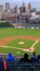 comerica park section 330 home of detroit tigers