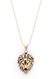 Golden Lion Head Mens Accessories Fashion Mens Jewelry Mens Accessories