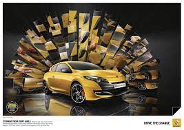 creative ads for renault car print ads renault megane car advertising design