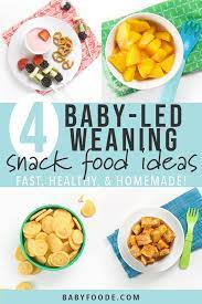 4 Baby Led Weaning Snack Food Ideas Easy Healthy Baby Foode Baby Led Weaning Recipes Baby Food Recipes Healthy Lactation Cookies