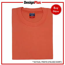 Designplus Active Life Plain Roundneck Basic Unisex T Shirt 100 Combed Cotton Coral Peach Shirt Tshirt Plain Tee Tees Mens T Shirt Shirts For Men