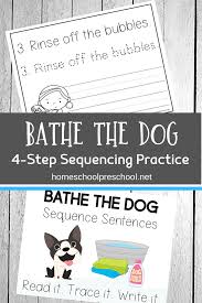 These sites i'm listing require no logins, no passwords and are free to use. Printable Bathe The Dog Sentence Sequencing Activities
