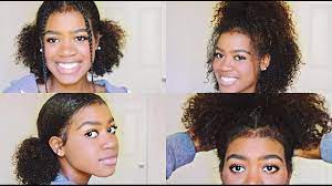 Sometimes it feels like all the really fun hairstyles are reserved for long hair, but if your hair currently reaches your shoulders, you have lots of cool options for styling it. 4 Easy And Cute Hairstyles For Medium Length Curly Hair Youtube