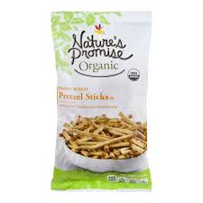 Snyder's of hanover onion garlic & pepper seasoned twisted pretzel sticks . Nature S Promise Pretzel Sticks Organic Honey Wheat 8 Oz Instacart