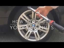 How To Torque Lug Nuts Bmw Safety