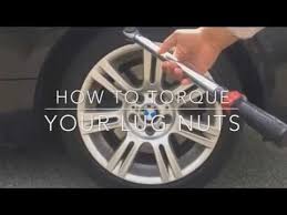 how to torque lug nuts bmw safety