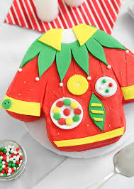 Your ugly christmas sweater cake will look like it melted, and you'll make cake bakers all over the world look bad. Ugly Christmas Sweater Cake Sprinkle Bakes