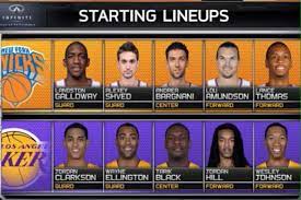Matthews will replace lebron james, who is out with a right ankle sprain and could return wednesday vs the rockets. ð—¥ð—²ð˜† ð—¥ð—²ð˜† On Twitter Your Starters For Knicks Lakers Http T Co Fj9cspbpc9
