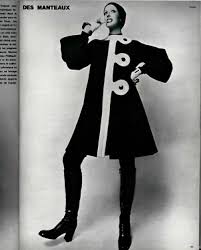 The designer was born in italy and moved to france as a young teenager. 1960 S Pierre Cardin Black And Ivory Block Color Wool Mod Space Age Swing Coat At 1stdibs
