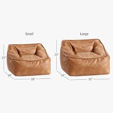 Featuring the sofa, lounge chairs,. Vegan Leather Caramel Modern Lounger Pottery Barn Teen