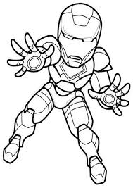 Iron man black and white clipart. Free Easy To Print Iron Man Coloring Pages Tulamama