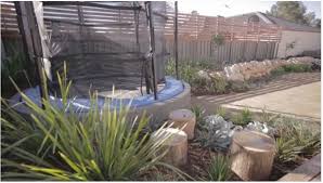 Josh Byrne S Garden Clever Trampoline Wa Australia Backyard Trampoline Backyard Trampoline