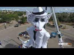 Zozobra Youtube Art Cars Blessed Mother Burning Man