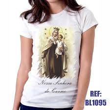 Nossa senhora do monte carmelo, de pietro novelli, 1641. Camiseta Baby Look Nossa Senhora Do Carmo Religiosa No Elo7 Web Print Estamparia Ltda Me 129d074
