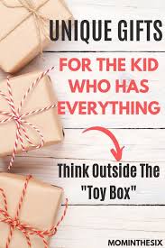 13 Unique Gifts For Kids Who Have Everything Unique Gifts For Kids Personalized Gifts For Kids Birthday Gifts For Kids